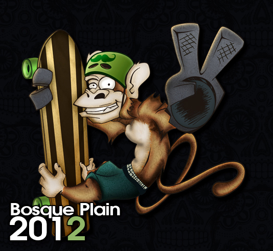 photoshop Illustrator skateboarding longboarding monkey skate festival Character