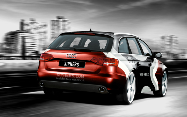DM  online software XIPHERS ERP mailing Audi a4 carwarapping car logo Corporate Identity login wallpaper screensaver