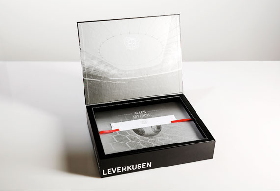 achtnullvier Bayer 04 Leverkusen Oliver Henn Helge Rieder Carsten Prenger lydia scharlata design package tickets soccer