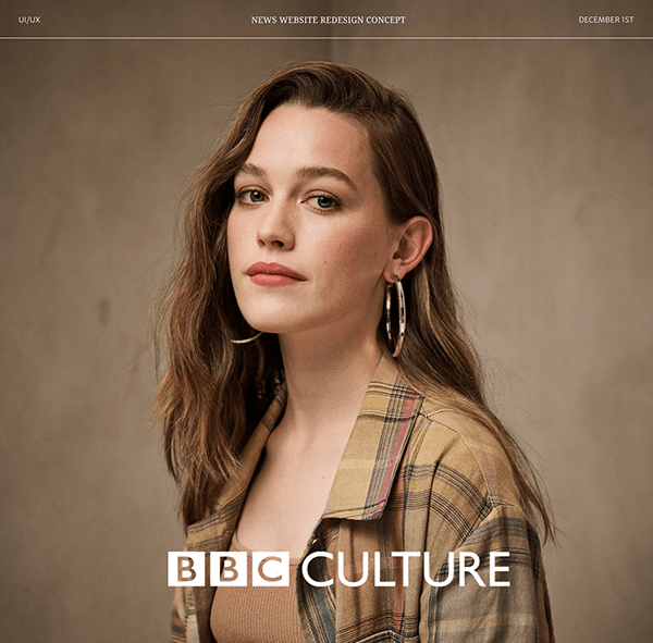 BBC CULTURE website redesign