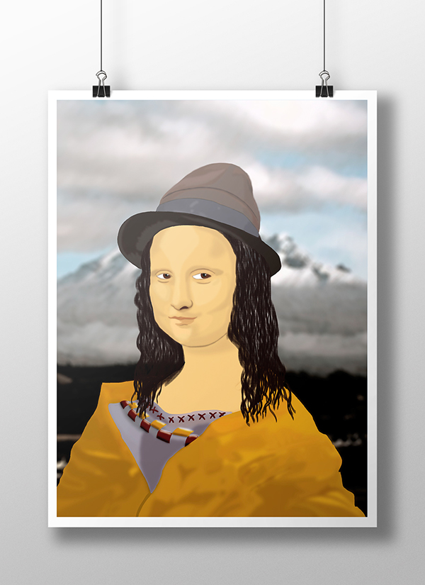 Mona Lisa Mona Lisa Andina ilustracion Personajes Importates