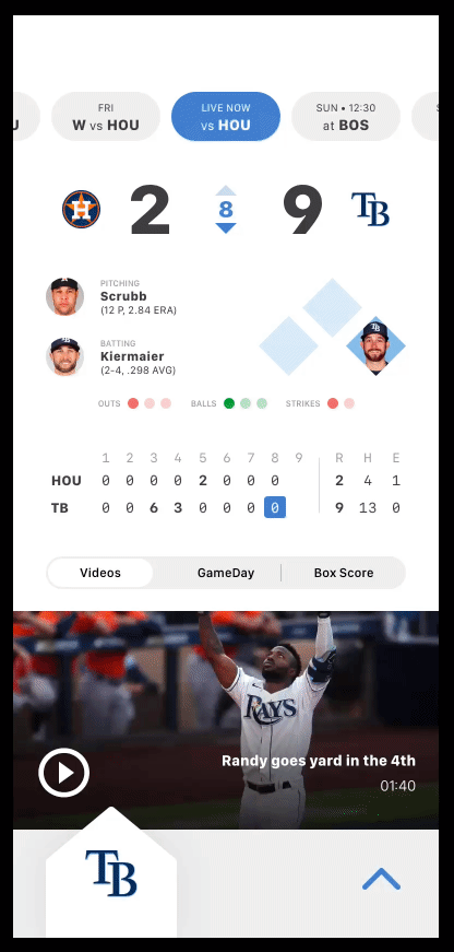app app concept baseball ios mlb