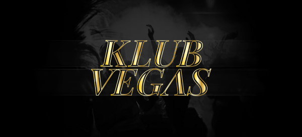 Logo Design club nightclub party gold black Las Vegas identity