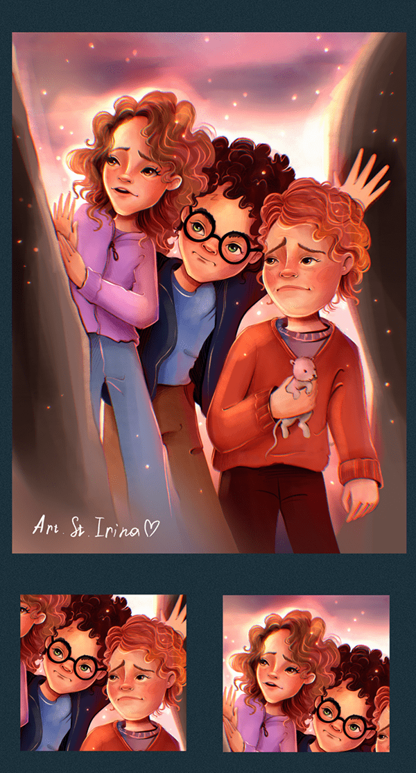 Harry Potter book illustration
