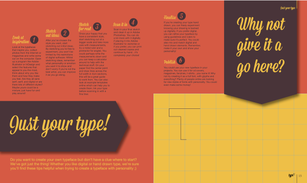 type group Collaboration University Project student Quiz design Layout grid pattern logo Typeface InDesign designer