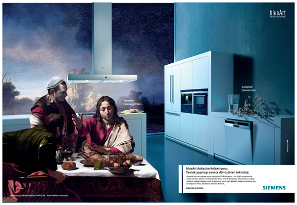Siemens poster commercial print ads blue