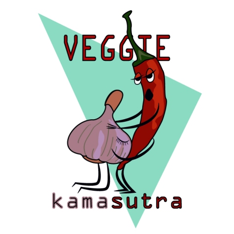 Veggie vegetable vegan vegeterian Fun humor sex vector t-shirt Food  natural organic Love gardening garden