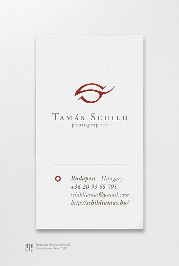 logo sign Tamas schild photographer graphic mark art photo art Layout peter molnar hellofolio eye red gold social