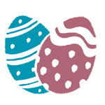 Easter Flowers eggs licensing digital