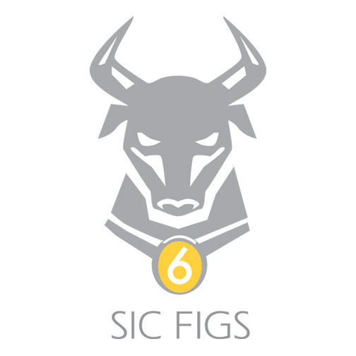 Adobe Portfolio Sic Figs Investment Stock market finances investing branded logo mark logo brand graphic bull Bull Market studio foronda Connecticut