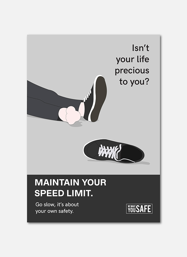 Posters On Road Safety On Pantone Canvas Gallery