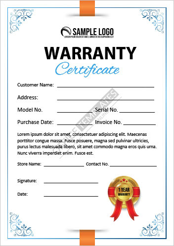 certificate certificate design warranty Warranty Card Warranty card design warranty card template warranty certificate