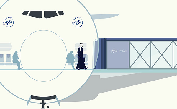 skyteam SkyPriority saudia SaudiAirlines Saudi airport benefits check-in airplane Passport