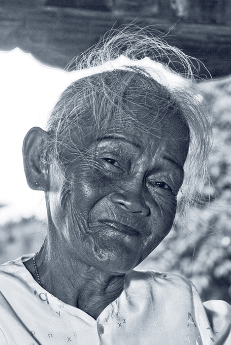 Cambodia portraits people black and white old Young asia