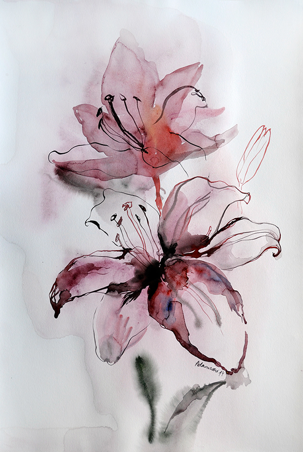 flower Flowers feeling watercolor watercolour