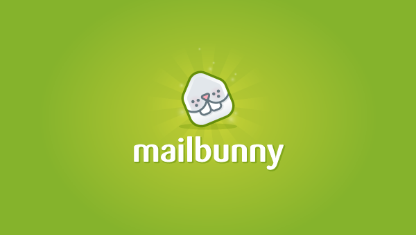 logo Icon Logoturn mail bunny rabbit green Mascot