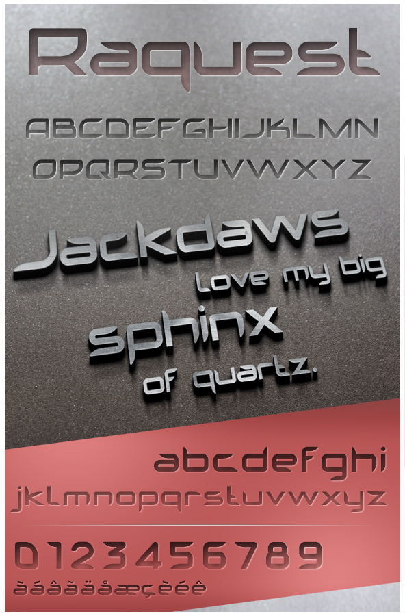 bold characters clean Dynamic easy to read futuristic geometric glyphs Joined lettering light medium modern