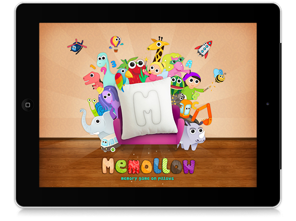 memory game game app iPad kids children matching pillow iPad App kid's app