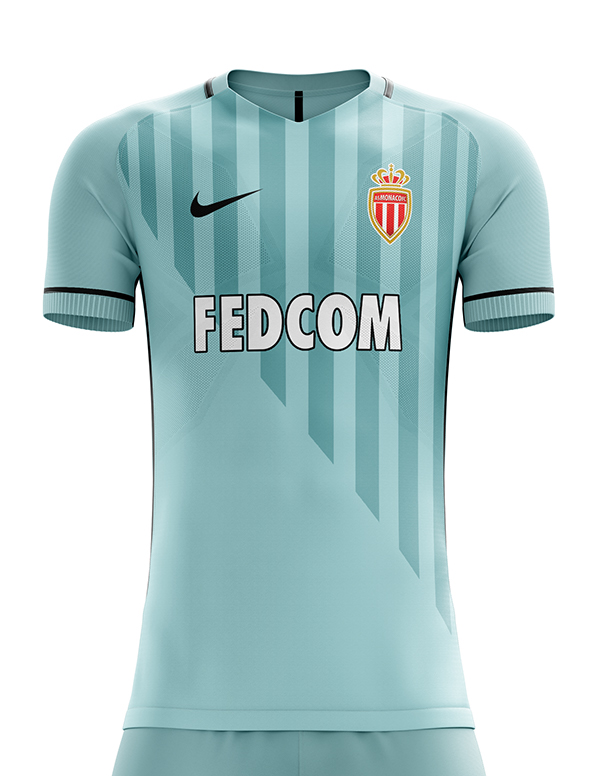 AS Monaco Football Kit 17/18.