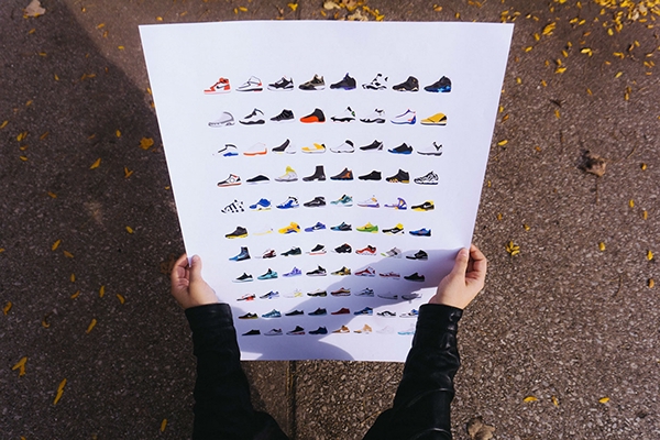 88 Kicks Sneaker Poster