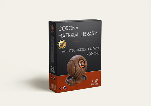 Corona material library for C4D Architecture Edition