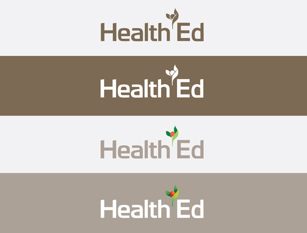 Adobe Portfolio HealthEd Health healthcare Education Corporate Identity identity Michael Molloy logo