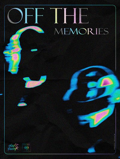 Cover Art daft punk Digital Art  Michael Jackson music photoshop poster Random Access Memories text typography  