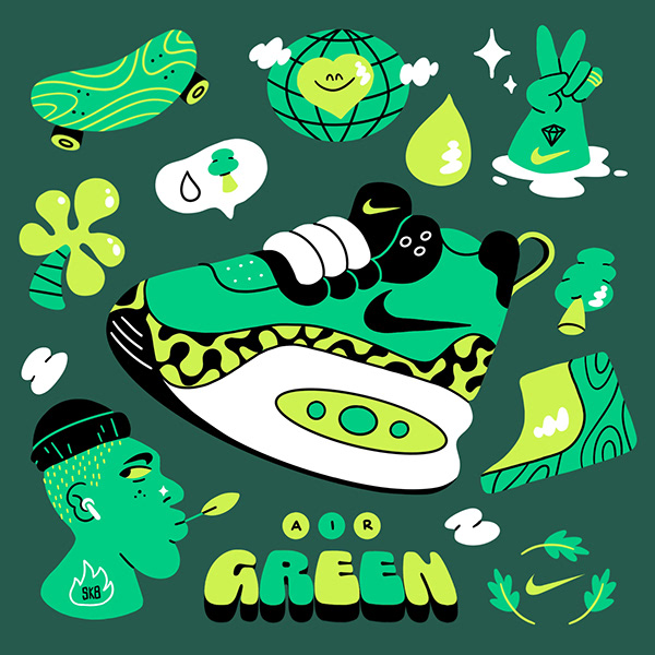 Nike - Air Green