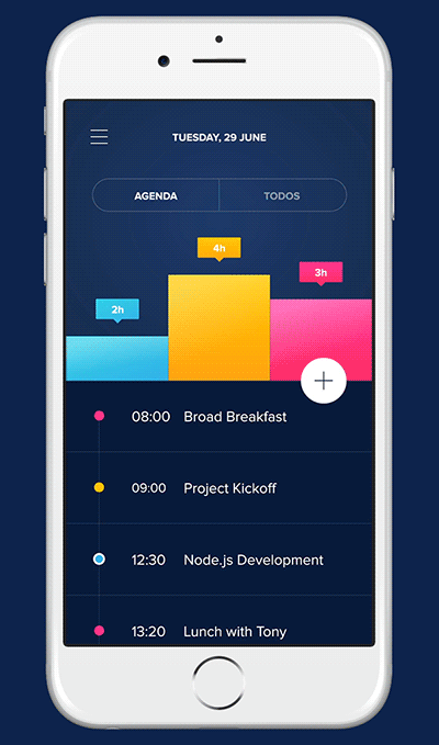 agenda todo tasks schedule motion gif iphone android wear calendar