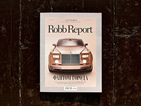 magazine Layout redesign Russia robb report