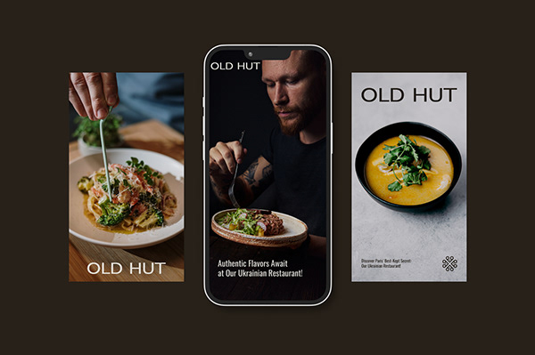 OLD HUT | Branding and identity for a restaurant
