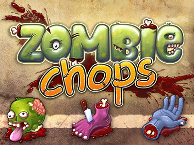 zombie chops block mover collapse casual game concep