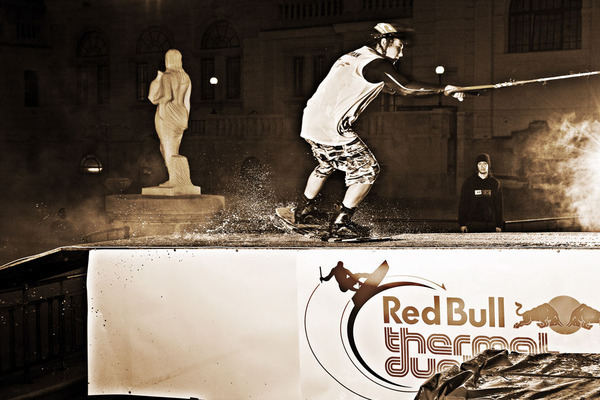 red bull thermal dual budapest wakeboard Competition extreme sports jump trick Steam Pool