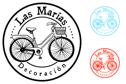 decoracion marca diseño gráfico argentina local las marias Negocio vidriera brand logo