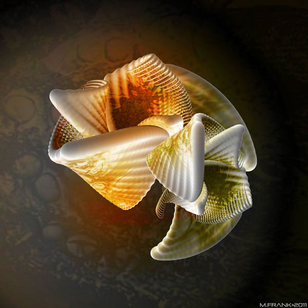 Bryce photoshop abstract Shells