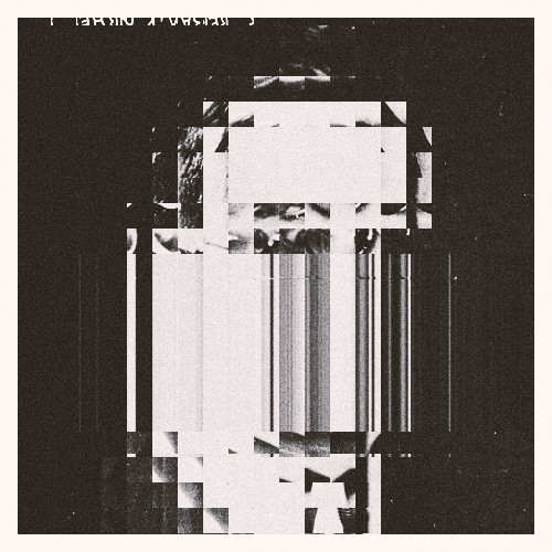 glitch art Glitch art portrait Archive vintage graphic abstract black and white monochrome Computer digital inspire shapes French
