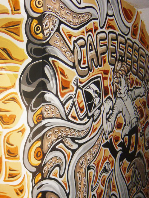 Coffee cafe Mural VARO