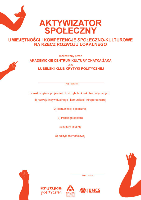 poster krytyka polityczna lublin Political Critique flyer Workshop marta madej KP Lublin