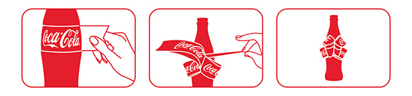 the GIFT BOTTLE Coca-Cola (A.K.A. Magic Bow)