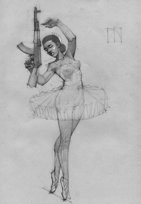 ballerina akm AK-47 ak 47