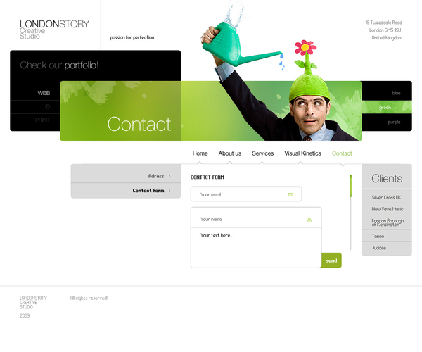 londonstory Web Webdesign agency interactive corporate business