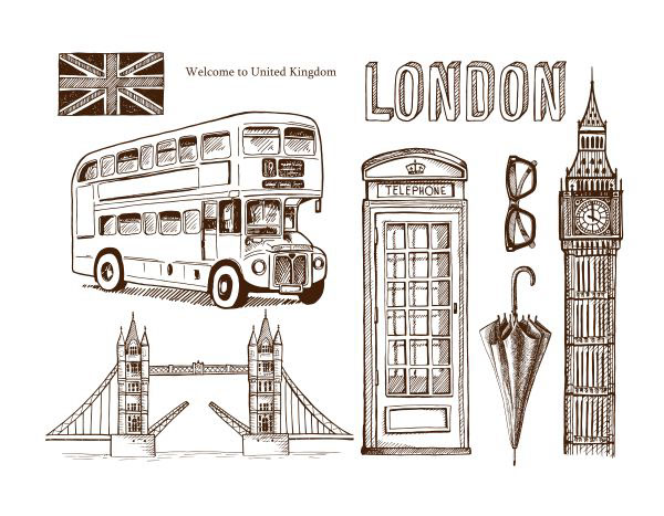 London United Kingdom england bus phone booth red tower bridge big ben