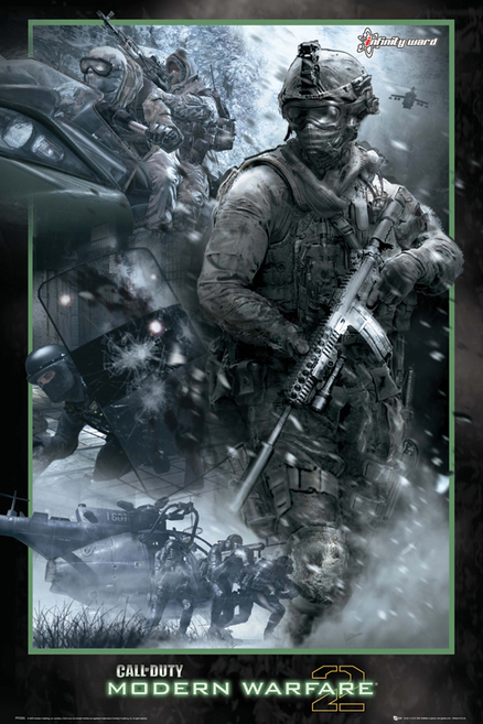 call of duty modern warfare 2 poster