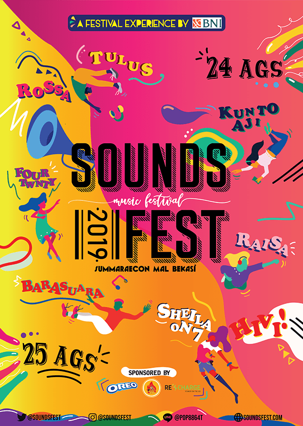 SoundsFest Music Festival 2019 Poster Design