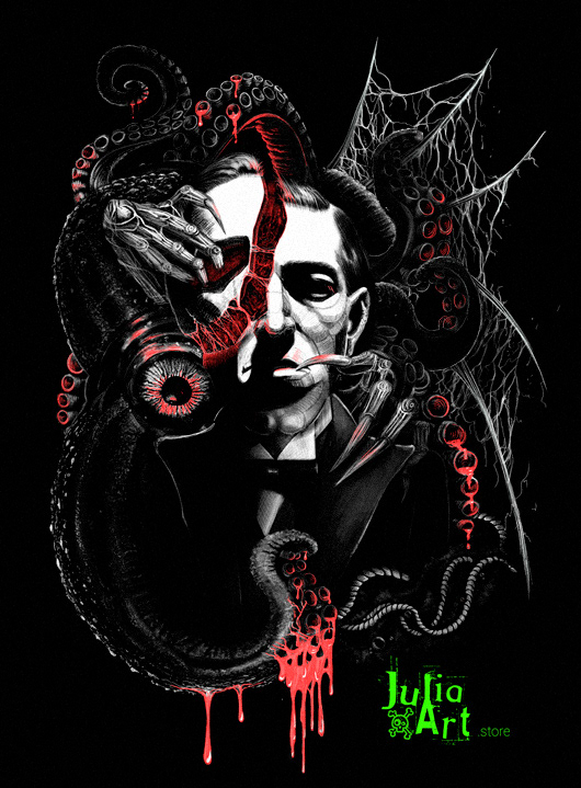 Call Of Cthulhu H.P. Lovecraft fanart by Julia Art