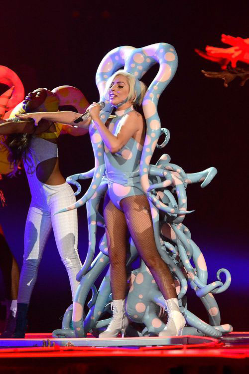 Lady Gaga costume accessories accessory design Performance latex Vex kink Style