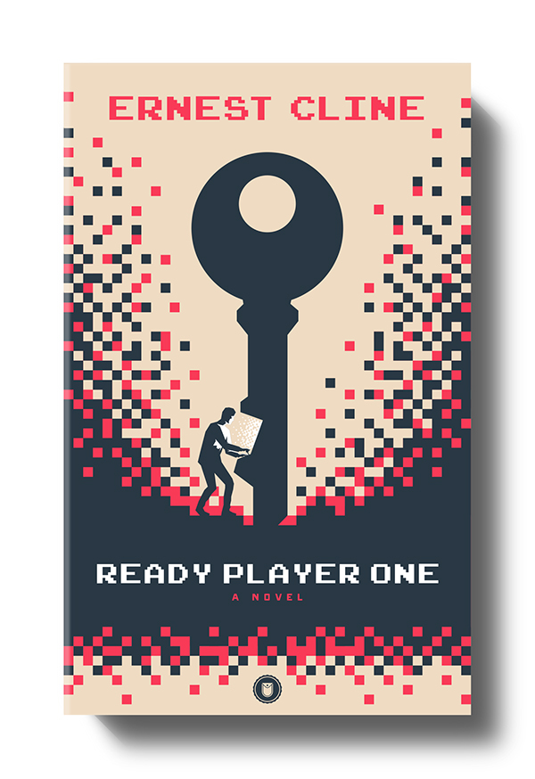book cover ready player one ernest cline pixels arcade key