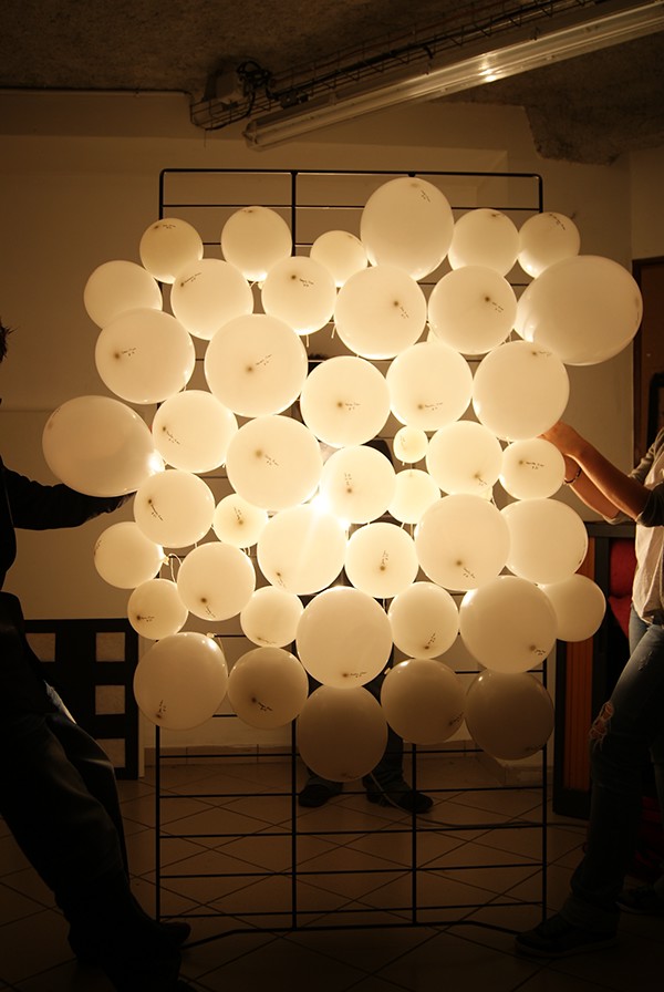 Workshop Ballons souffle Vie groupe concept Collection immaterielle