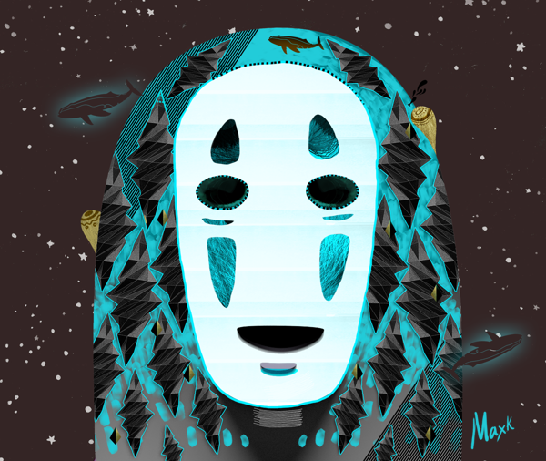 Lonely No-Face (Spirited Away) on Behance