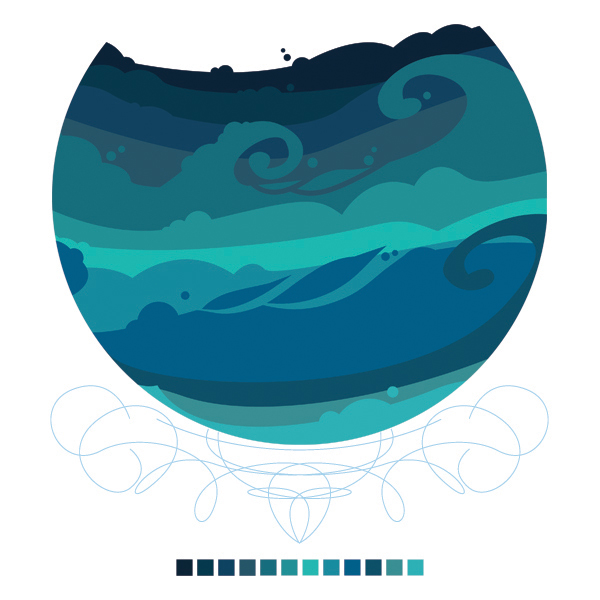 land earth vector Illustrator logo identity